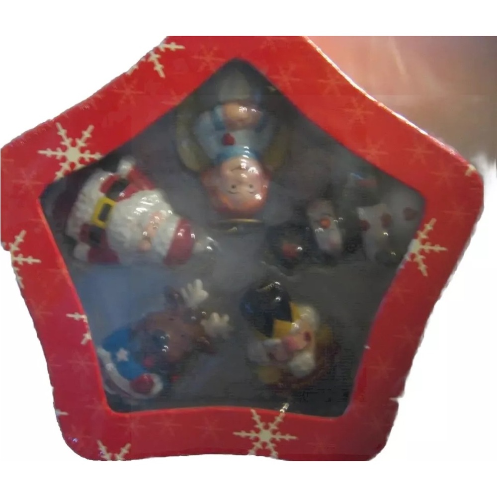 OccaXions Winter Wobbles Christmas Ornaments Set of 5- RARE